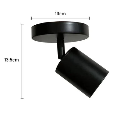 Dimmable Led GU10 Spotlight Clothing Store Background Wall Spotlight 7w 12W Trail Light Surface Mounted Ceiling Spotlight AC 220