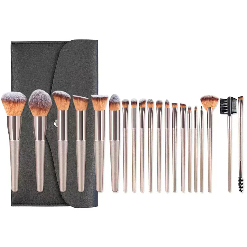13PCS Makeup Brush Set Foundation Concealer Powder Eyeshadow Blush Brush Kabuki Blending Cosmetic Beauty Tool for Face