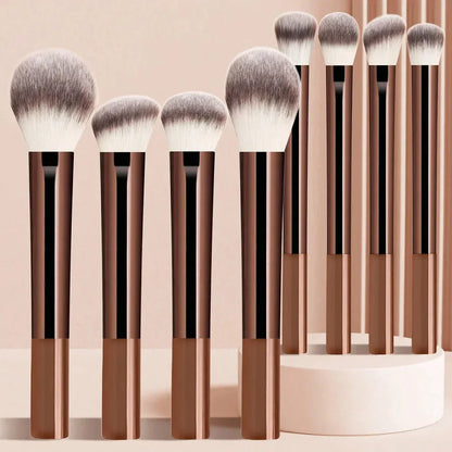 13PCS Makeup Brush Set Foundation Concealer Powder Eyeshadow Blush Brush Kabuki Blending Cosmetic Beauty Tool for Face